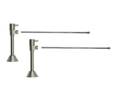 Lavatory Supply Kit - Contemporary Lever Handle with 1/4 Turn Ceramic Disc Cartridge Valve (MT516L-NL) - Angle Sweat, No Trap